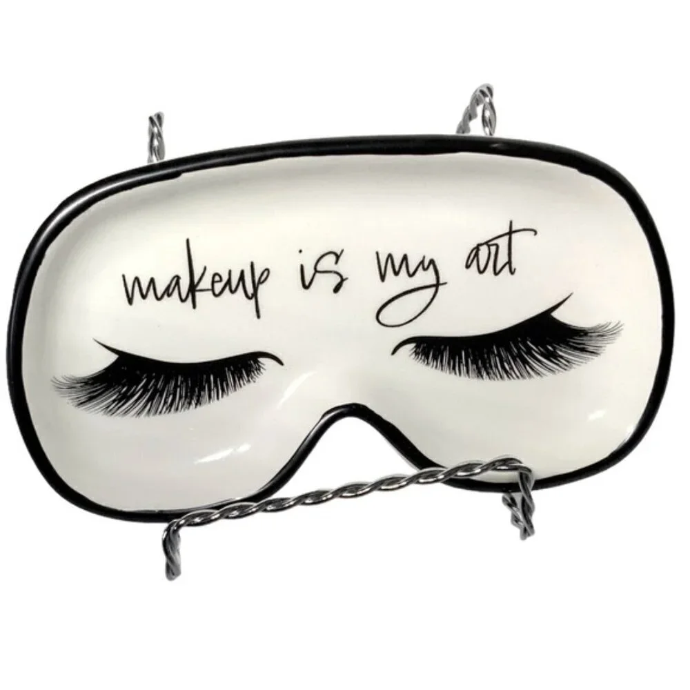Trinket Tray Multipurpose for Jewelry Eyeglass Makeup Keys This and That Storage